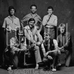 06-06-1980 Brian Ferry and Roxy Music at the Hilton Hotel, Rotterdam The Netherlands.

[keywords]Black & White Image, Posed, Full Length, Eyecontact, Smiling, Singer, Musicians[/keywords]